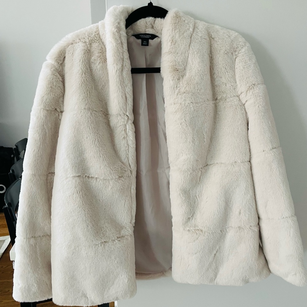 Simply Vera Wang Faux Fur Jacket